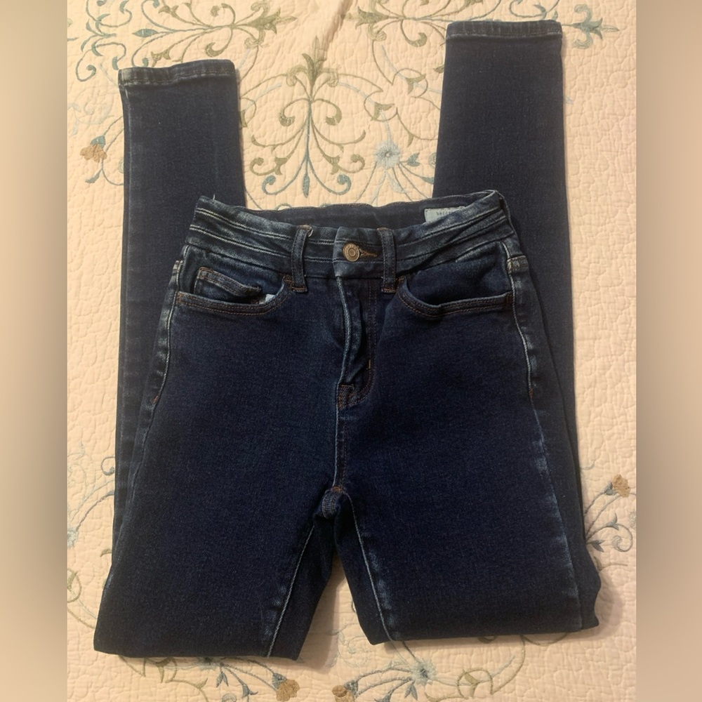NWOT Buckle’s Bridge By Gly Dark Blue High Rise Skinny Jeans Size 24